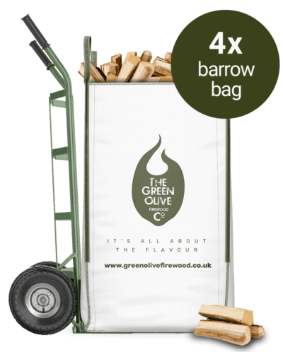 Kiln Dried Logs – 4 x Barrow Bags