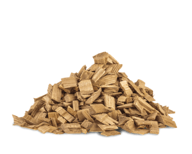 smoking wood pile