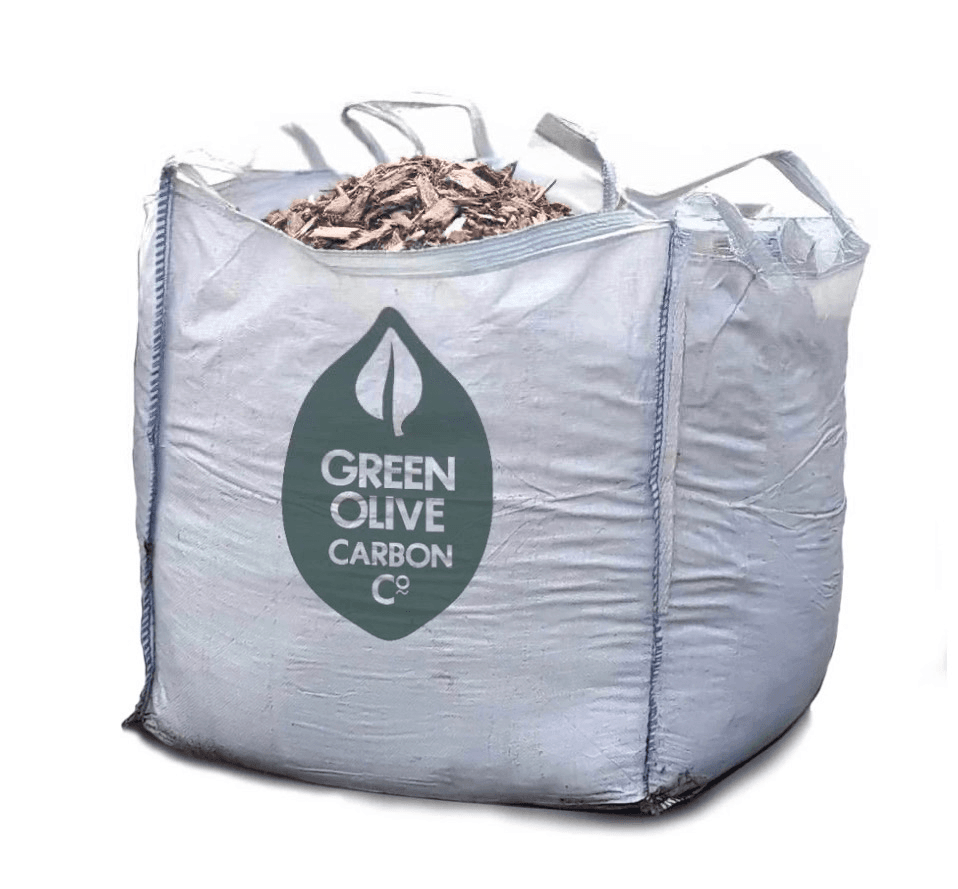woodland garden mulch in bulk bag
