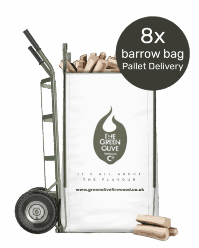Kiln Dried Logs – 8 x Barrow Bag