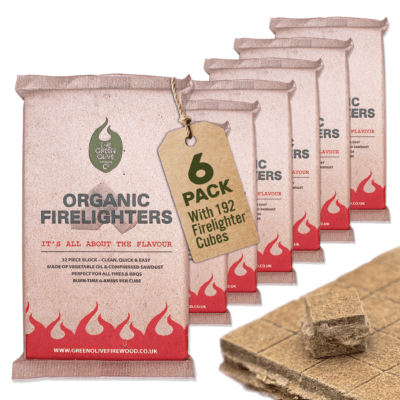 Organic Firelighters – 6 Packs