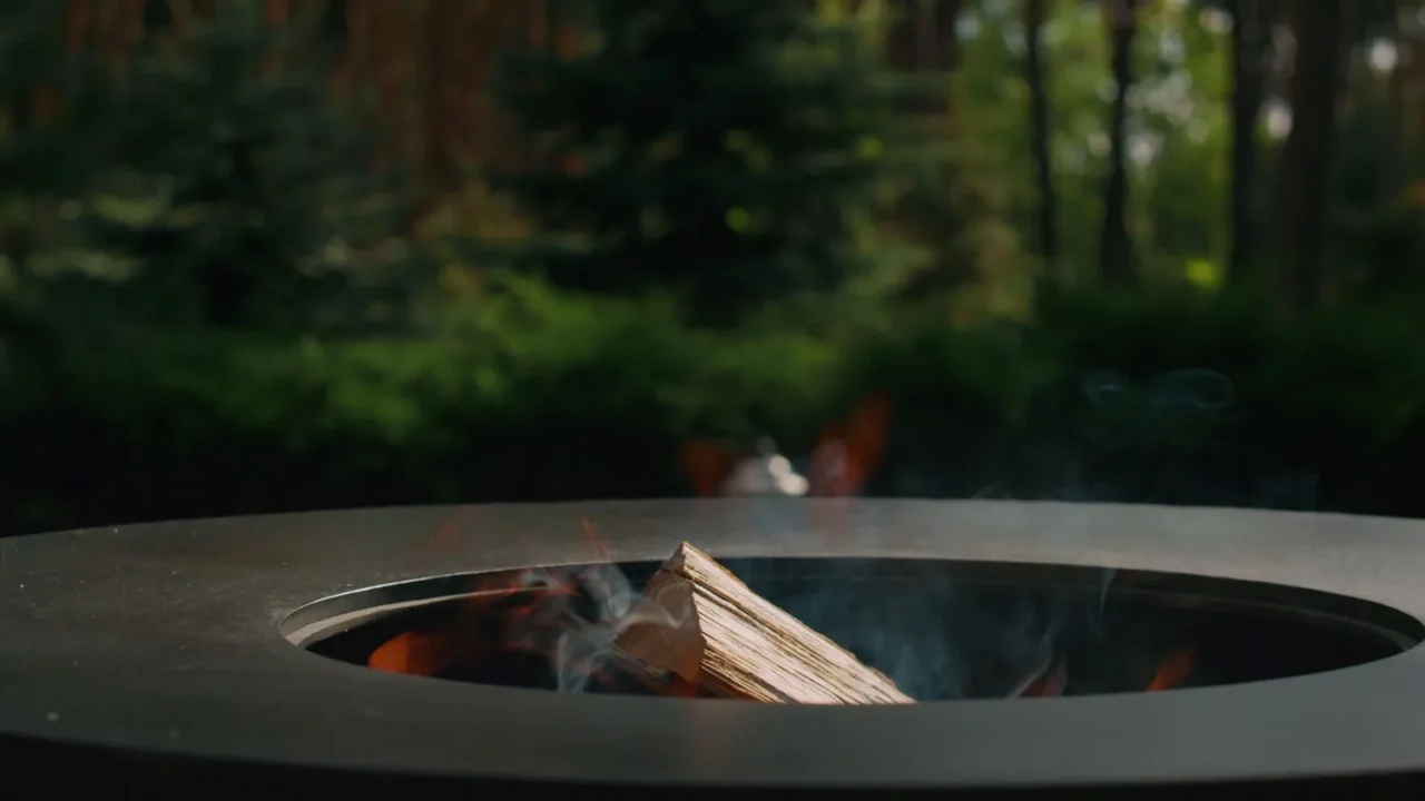 open bbq fire pit